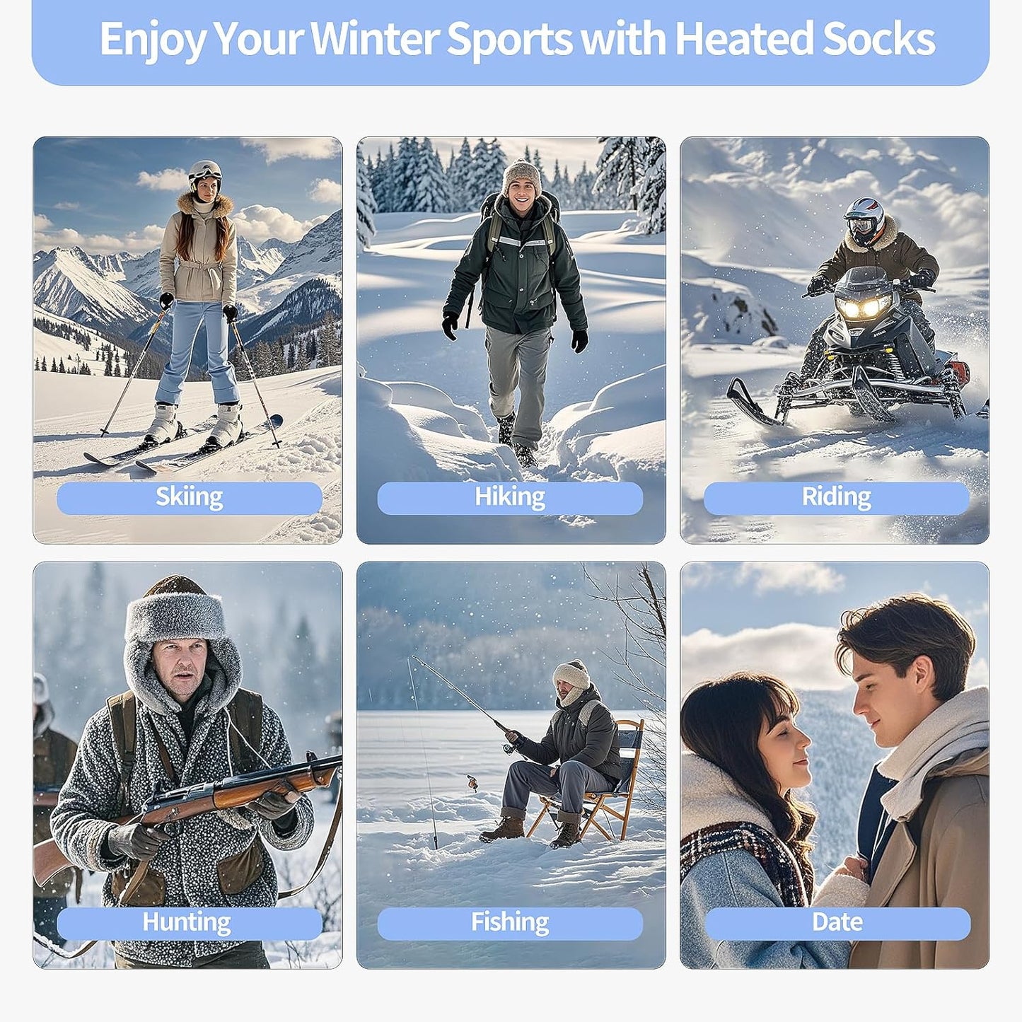 Feem™ Premium Heated Socks