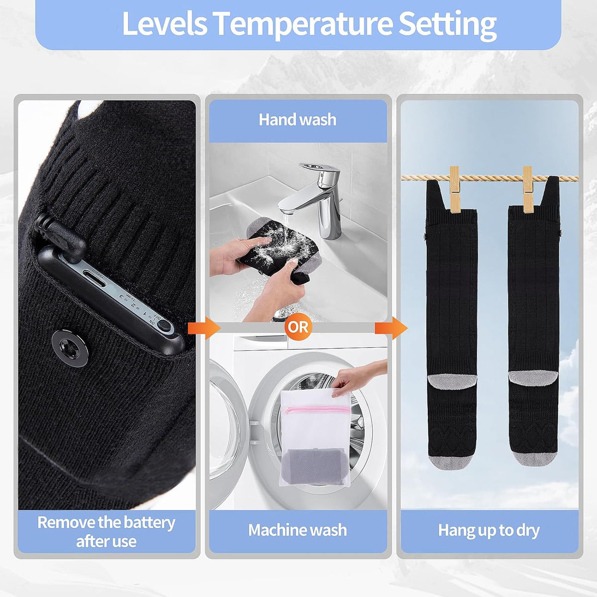 Feem™ Premium Heated Socks